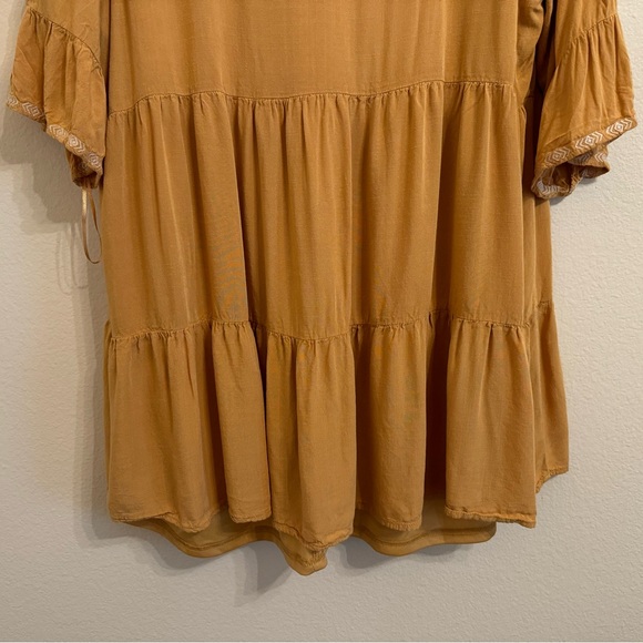 Savanna Jane EMBROIDERED BABYDOLL DRESS, MARIGOLD - Picture 10 of 12